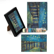 Мини-паззлы с деревянной рамой 150 штук 6 дюймов головоломка украшение для взрослых Выпускной День Святого Валентина подарок Креативный