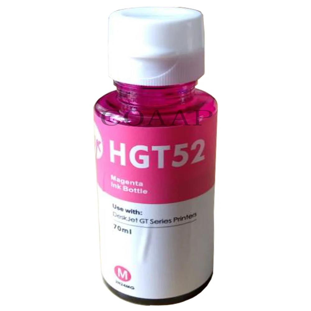 90MLor70ML/бутылка универсальные чернила для hp GT51 GT52 GT5810 GT5820 серии струйный принтер для GT 51 52 5810 5820 заправка чернил