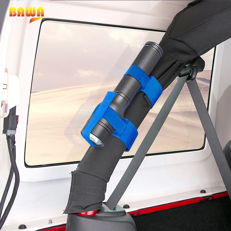 BAWA Flashlight Holder for Jeep Wrangler 2007 2017 Oxford cloth Car