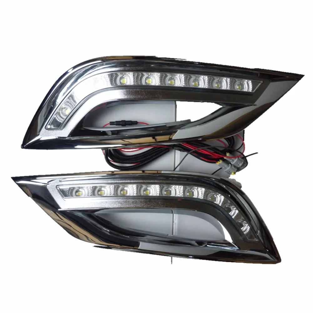 

For Hyundai SONATA 8th 2011-2013 car styling LED Daytime running lights led DRL day lights fog lamp