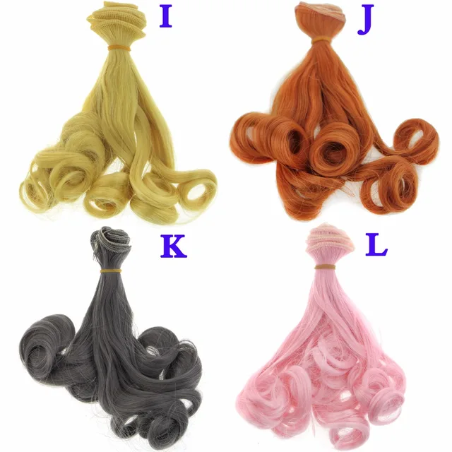 1 Sht Bjd 15 Sm 100 Sm Kudryavye Pariki Ruchnoj Raboty Modnyj Vysokotemperaturnyj Parik Chistyj Rozovyj Rinka Strizhka Diy Kukolnye Volosy Dlya Kukla Barbi Igrushki Kupit Nedorogo V Internet Magazine S
