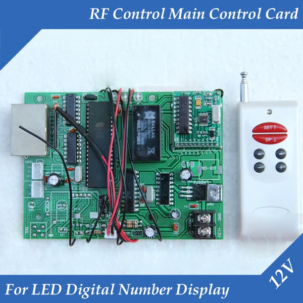 

LED Digital Number RF Control Main Control Card 12V Gas/Oil Price LED Display Use For All Size LED Digital Number