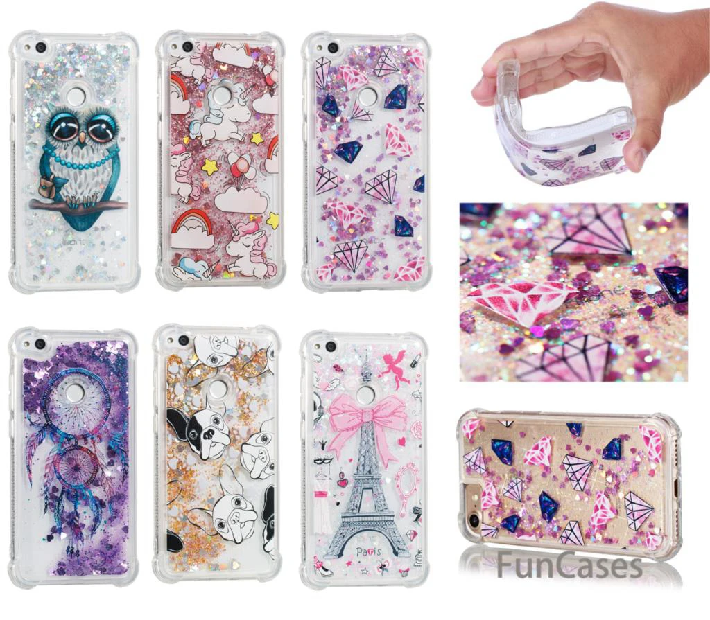Tower Dynamic Case sFor Carcasa Huawei P8 Lite 2017 Soft Silicone Phone Case Accessory Squishy Case Huawei Ascend P8 Lite 2017