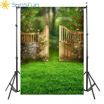 

5X7ft Vinyl Photography Background Garden Backdrops for Photo Studio HB30