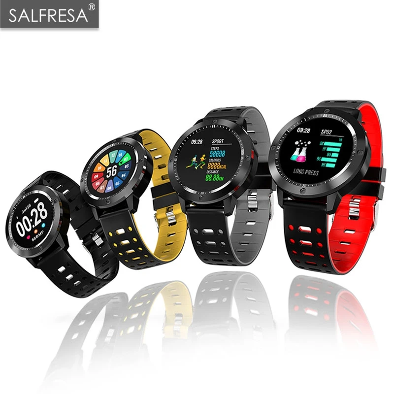 

SALFRESA CF58 Fitness bracelet Waterproof support Heart Rate Blood Pressure Oxygen monitoring Multi Sports modes Smart Watch