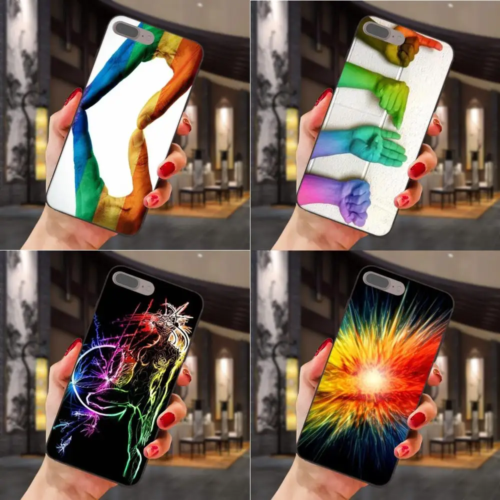 

For Xiaomi Redmi Note 2 3 4 4A 4X 5 5A 6 6A 7 Go Plus Pro S2 Y2 Soft Patterns Lgbt Gay Lesbian Pride Love Rainbow Flag
