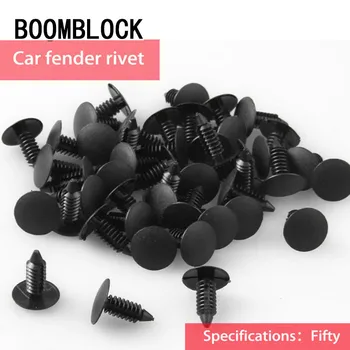 

50Pcs Car Door Fender Trunk Fastener for Acura Chevrolet Cruze Captiva Aveo Peugeot 307 308 208 2008 Seat Leon Mazda 3 6 CX-5