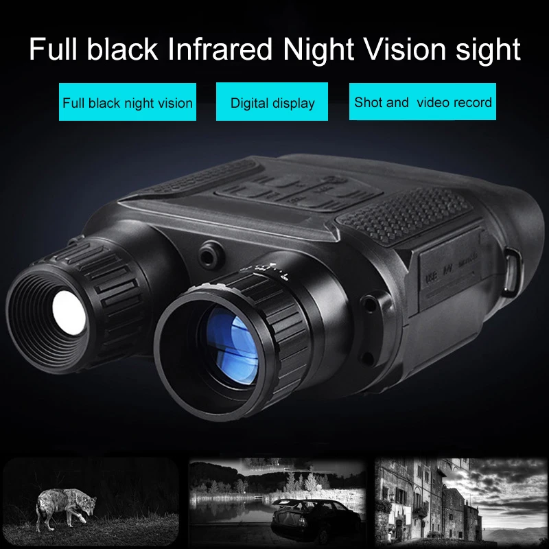 7x31 ночное видение цифровой бинокль инфракрасный ночное видение Область Охота фото камера видео регистраторы ясно видеть до 400 м