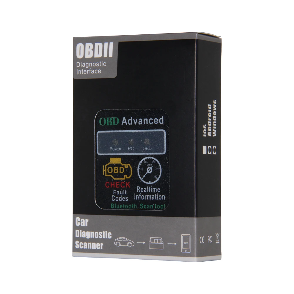 ELM 327 V1.5 HH OBD для Android obd2 Bluetooth сканер ELM327 OBD OBD2 автомобильный диагностический инструмент elm327 V1.5 считыватель кодов OBD 2 сканер