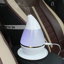 100ml Water Drop Car Air Purifier Mini Air Humidifier Portable Car Aromatherapy Essential Oil Diffuser Mist Maker Fogger