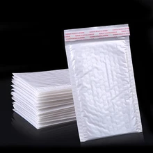 10 шт./упак., 120*180 мм Водонепроницаемый белая жемчужная пленка пузырь конверты-пакеты для почтовых отправлений