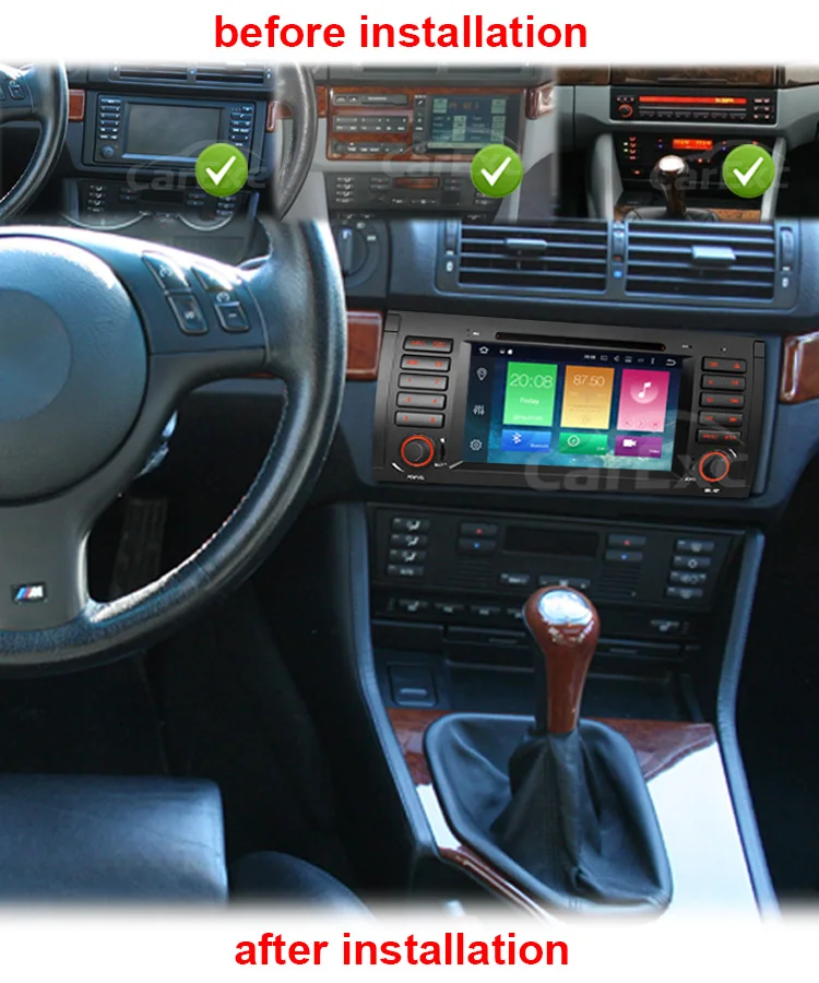 Discount Octa-Core Android 9.0 FOR BMW 5 Series E53 X5 E39 M5 520I 525I 528I 530I 535I Car Radio DVD GPS Navi System Carplay 1