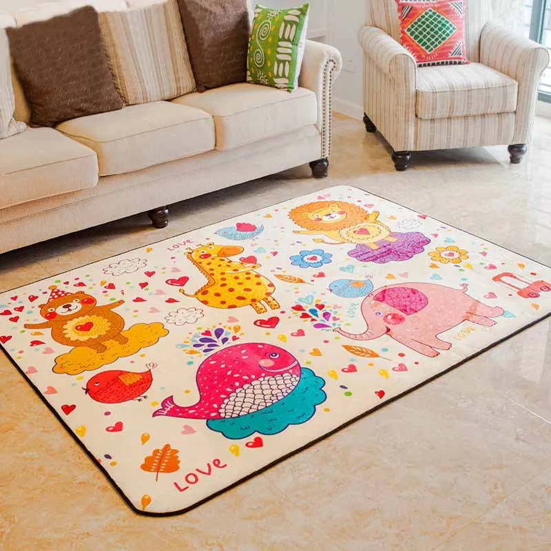 Baby Speelkleed Grote 140 Cm Lengte Zachte Speelt Kruipen Mat Cartoon Dieren Slaapkamer Woonkamer Baby Tapijt Kinderen Speelgoed Voor 0 24 Maanden Speelmat Aliexpress