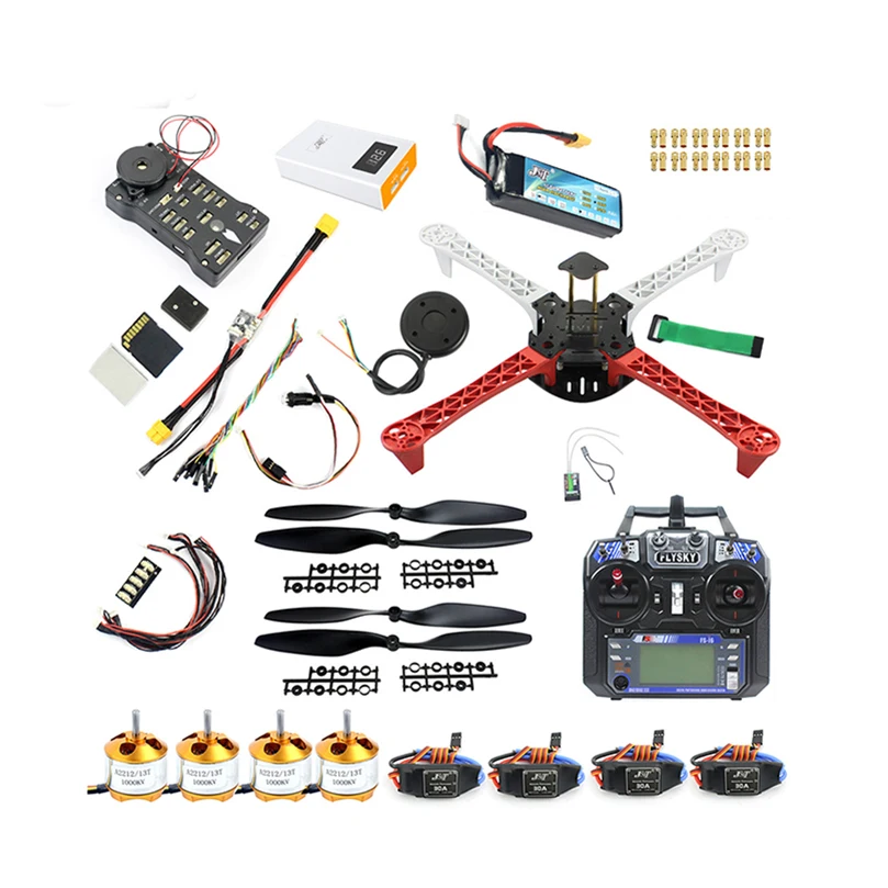 JMT DIY Дрон Квадрокоптер 450 мм рама комплект 920KV CW CCW двигатель 9433 пропеллеры 30A ESC APM 2,8 Контроллер полета gps компас