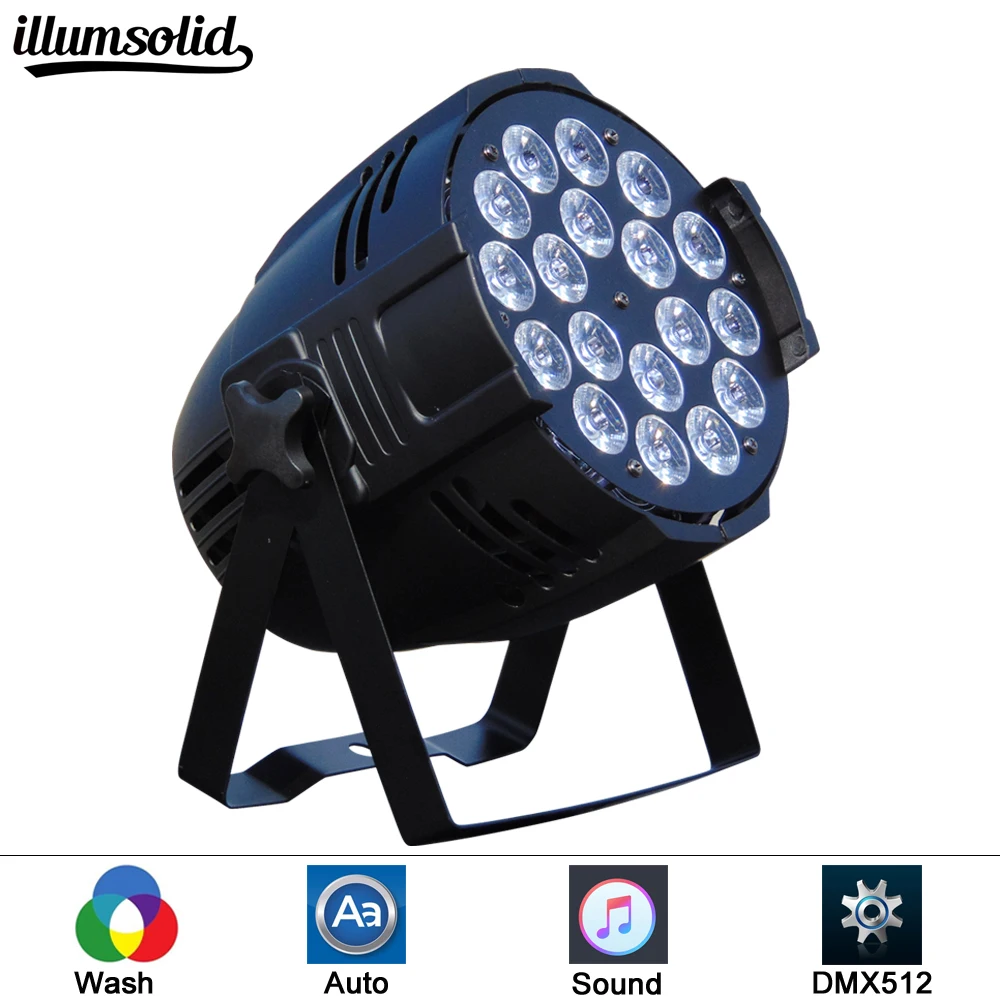

18x12w led Par lights RGBW 18x12w RGBW par led dmx512 disco lights professional stage dj equipment
