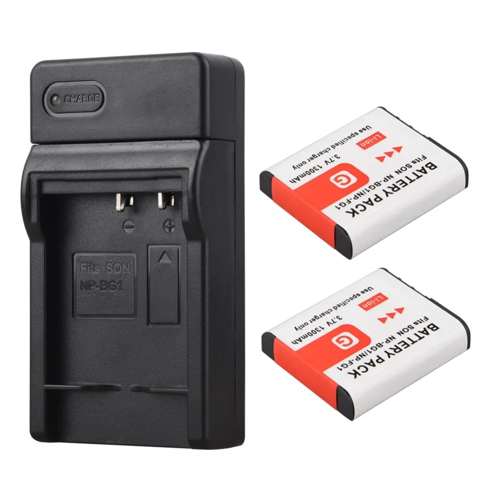Аккумулятор NPBG1 1300 мАч с USB зарядным устройством для SONY DSC W130 W210 W220 W300 H10 H50 H70 W290 HX7 HX10