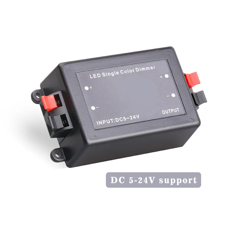 DC12V/96 W 24V192W 8A 3 ключа RF Беспроводной Яркость светодиодный пульт дистанционного управления для диммера для 5050 3528 один Цвет светодиодный негнущаяся Светодиодная лента