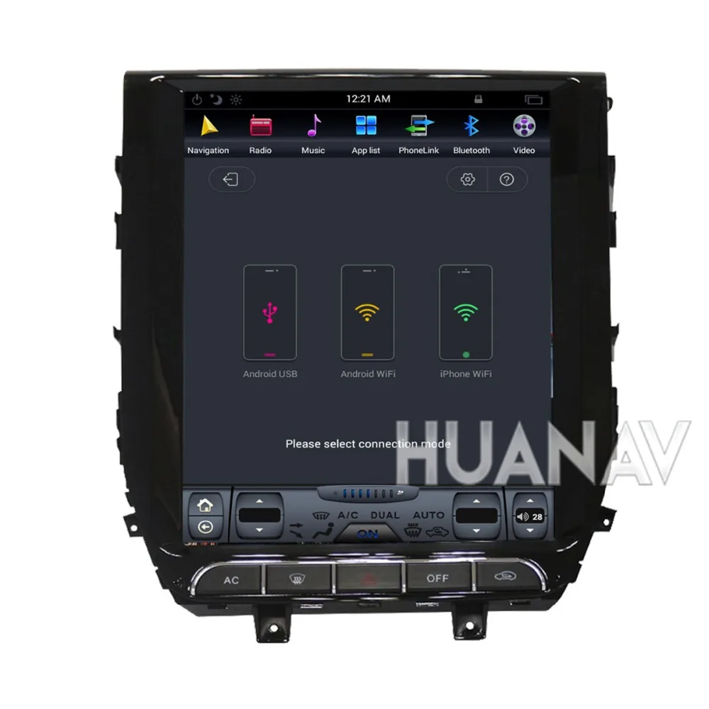 Clearance Tesla style Android Car GPS Navigation Car NO DVD Player For Toyota Land Cruiser 200 2016 2017 2018 car stereo unit multimedia 5