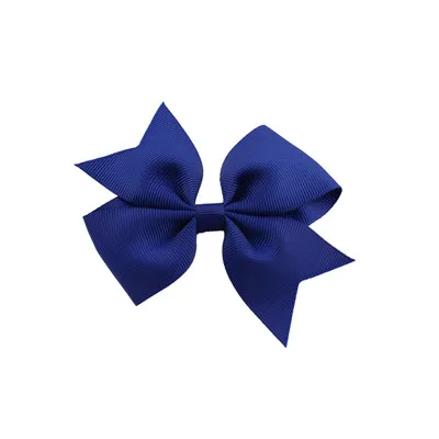 Hair Bow Boutique Solid Grosgrain Ribbon Hairgrips Hair Clips Headwear Barrette Bowknot For Women Girls Accessories (4)