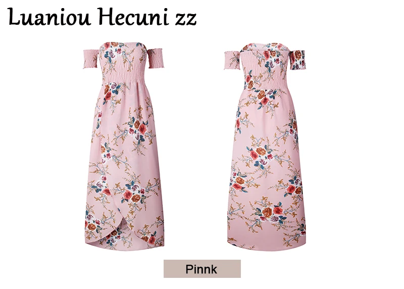 CHU Ni Boho стильное длинное платье женский топ с открытыми плечами летние платья цветочный принт винтажное шифоновое макси платье плюс размер 5XL ON04