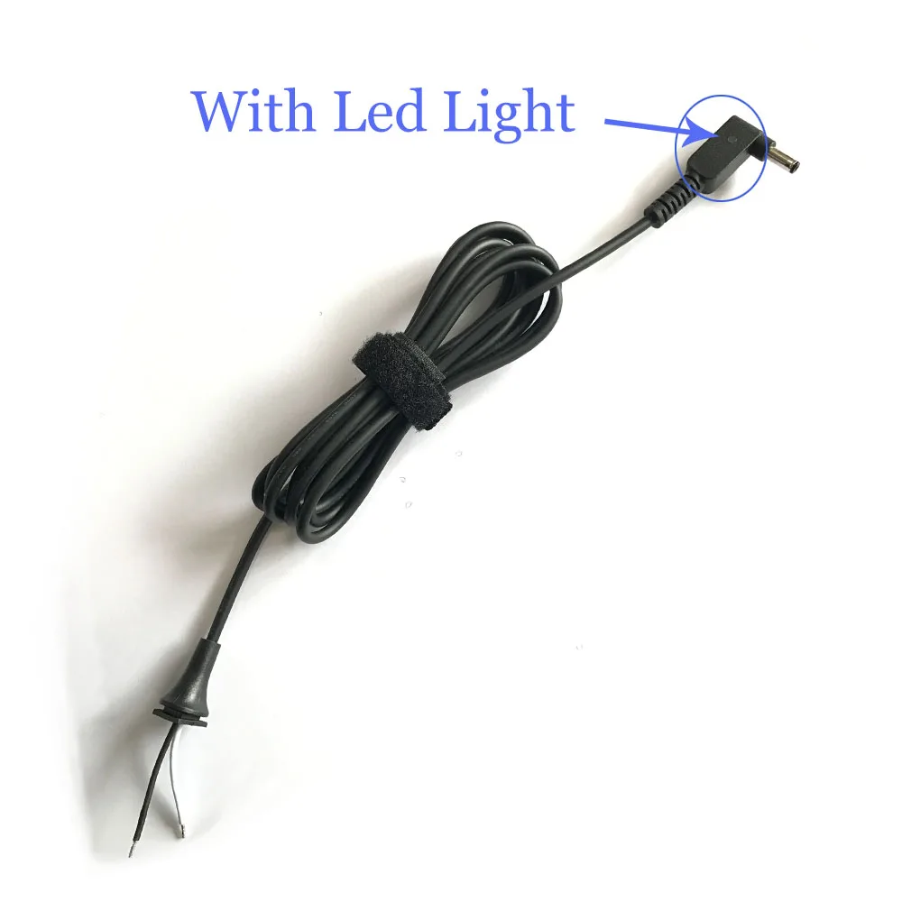 

10x 4.0*1.35mm 4.0x1.35mm DC Tip Plug Power Supply Cable for Asus UX21A UX31A X201E S200E UX32VD UX32A UX32 UX42 With Led Light