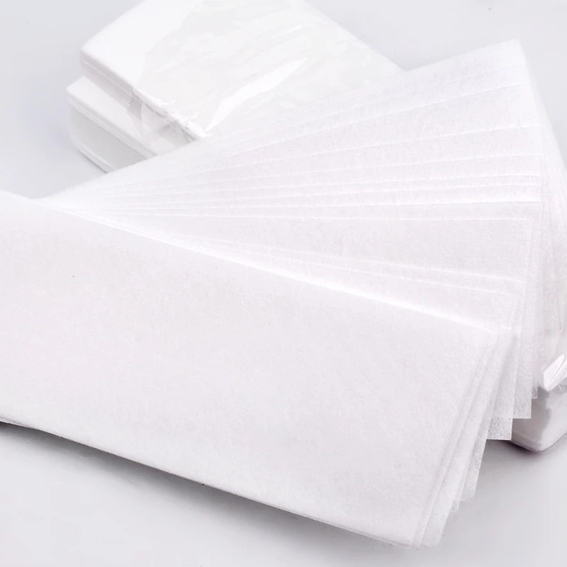 100pcs Removal Nonwoven Body Cloth Hair Remove Wax Paper Rolls High Quality Hair Removal Epilator Wax Strip Paper