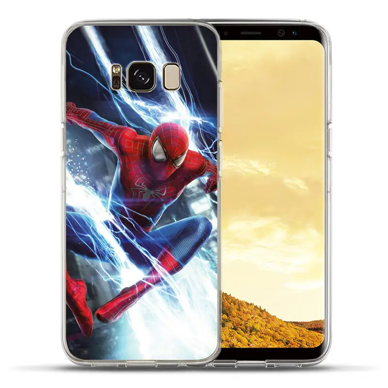 Для samsung Galaxy S8 S9 Plus S6 S7 Edge Note 8 роскошный чехол с героями Marvel, Мстители, силиконовый чехол, Coque Capinha Etui - Цвет: 15