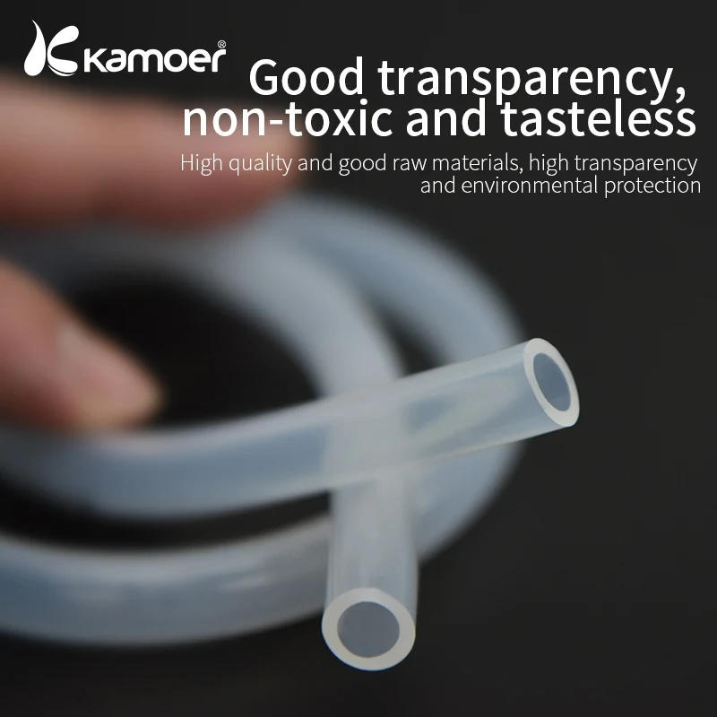 Kamoer Silicone Tube with Good Temperature Resistance and Chemical Resistance (Made in China, Water Tube, Transparent Tube) image_2