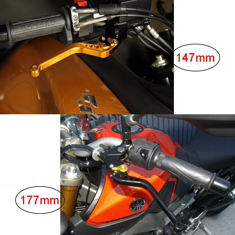 CNC Регулируемые рычаги для Suzuki GSXR1000 GSXR600 GSXR750 мотогонок длинный короткий GSXR 1000 750 600