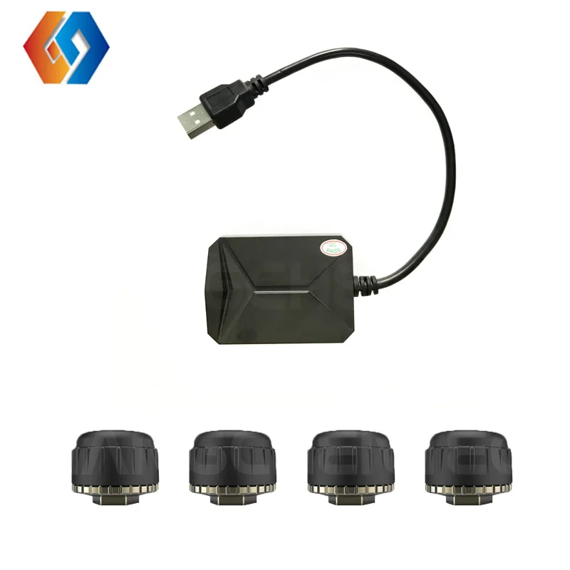 Android TPMS автомобильные USB датчики давления в шинах внутренние или внешние чувствительные с беспроводной передачей сигнализации