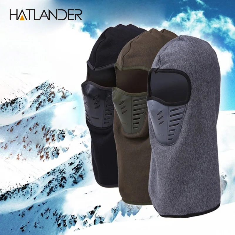 Толстые теплые облегающие шапки HATLANDER для мужчин и женщин зимние с рукавами