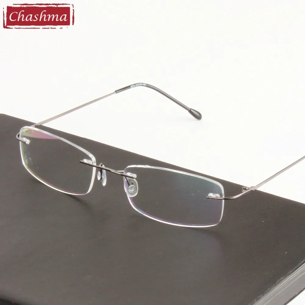 Chashma супер светильник оправа для очков без оправы из титанового сплава
