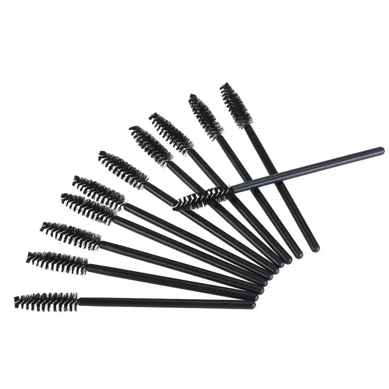 

100pcs Women Disposable Eyelash Brushes Wands Mascara Applicator Wand Brushes Eyelash Comb Brushes Spoolers Makeup Tool Kit
