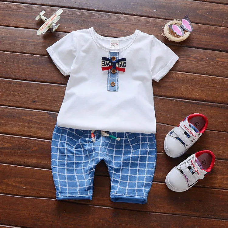 2017 Summer Baby Clothes Set Newborn Kids Boys Clothes Set Baby Boy