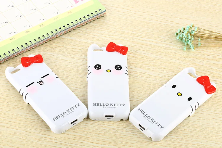 2016 for hello kitty10000mAh External power bank case Power pack Charger Backup Battery Case For