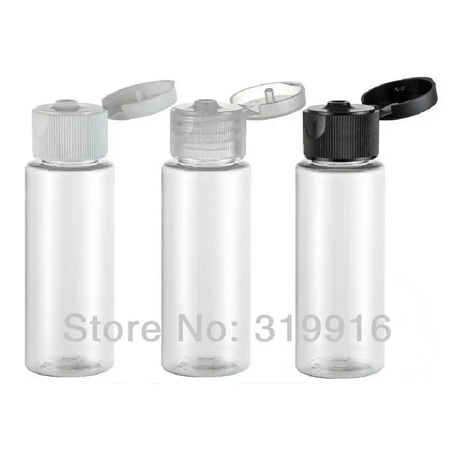 wholesale 40ml clear round cosmetic plastic pet shower gel travel hotel