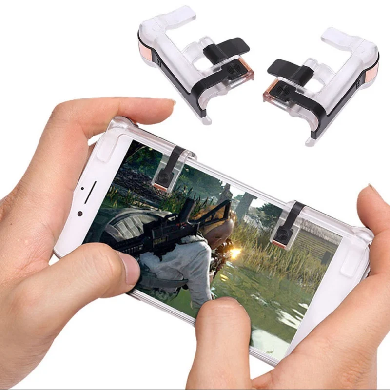 

Knives out Rules of Survival Mobile Game Fire Button Aim Key Smart phone Mobile Gaming Trigger L1R1 Shooter Controller PUBG A07