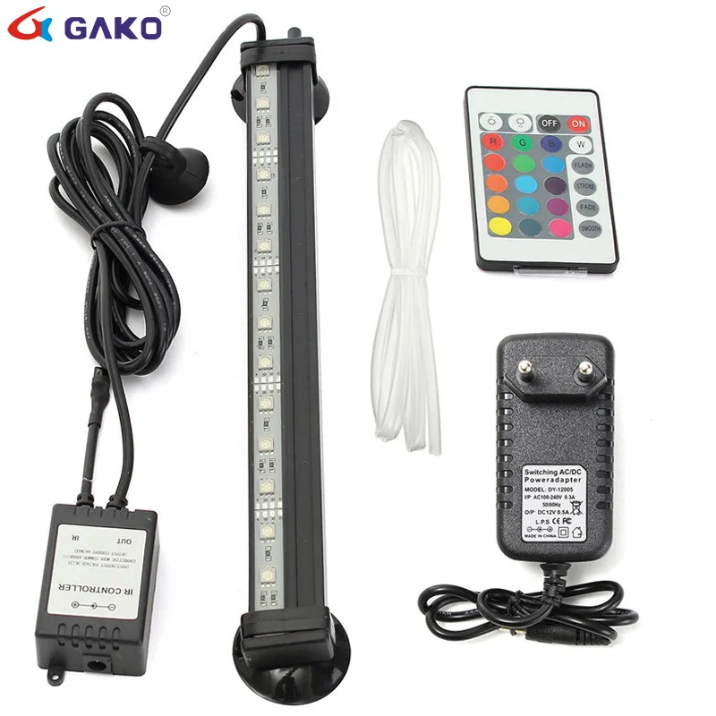 DC12V LED Aquarium Fish Tank Light Tube Bar Light Underwater