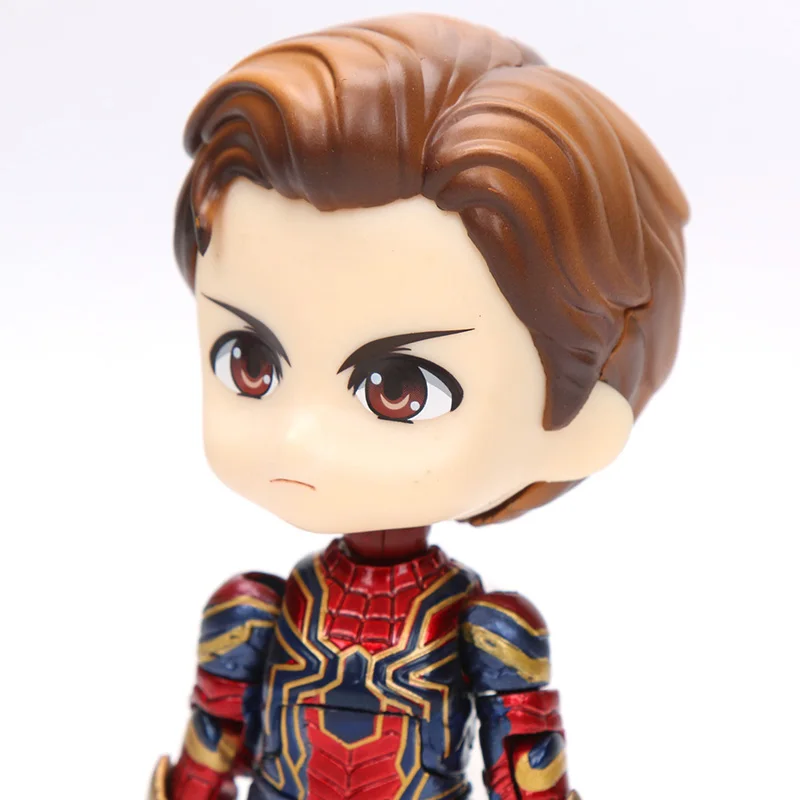 10 см игрушки Marvel Nendoroid 1037 Мстители эндшпиль Железный человек паук ПВХ Фигурка Железный Паук супер герой Коллекционная модель