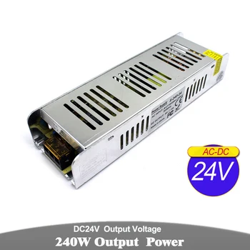 

Mini Size Switching power supply unit 24V 10A 240W Driver Transformers 220V Input to DC24V SMPS For CCTV Printer Lighting