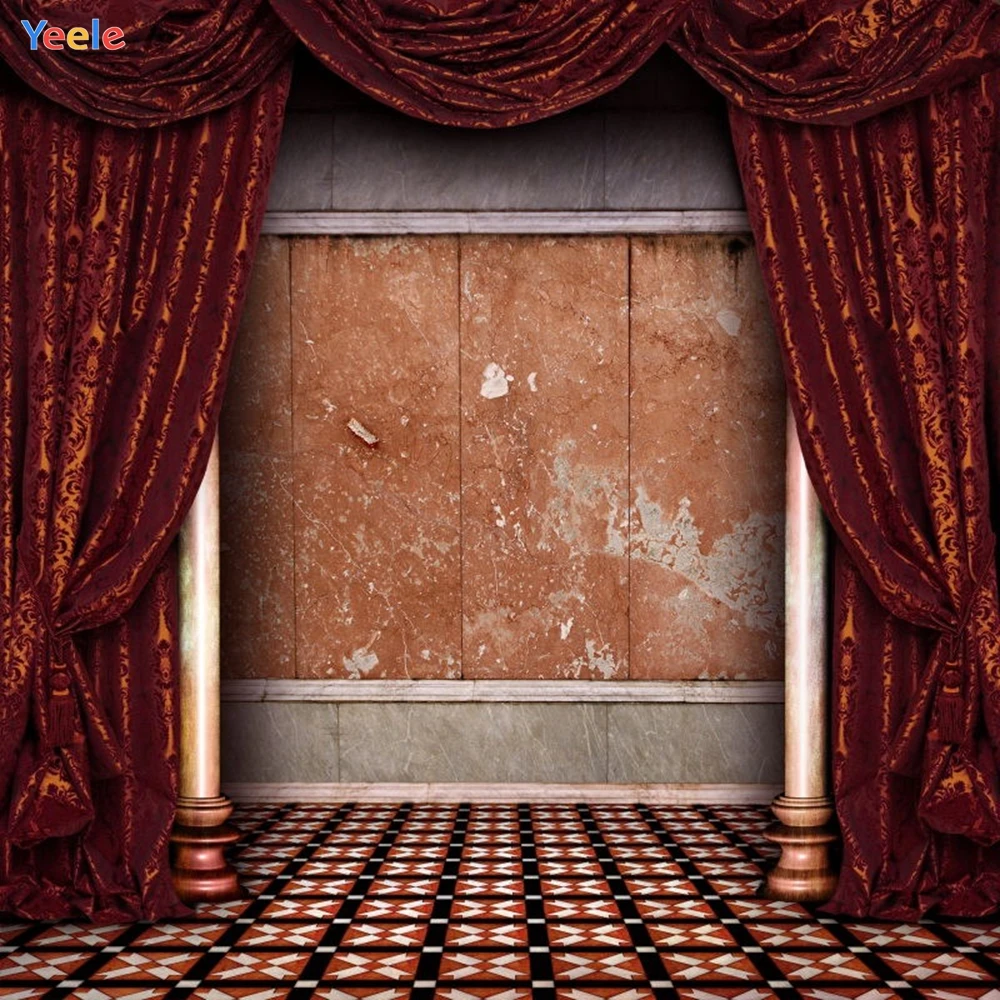 

Yeele Vintage Wooden Wall Gorgeous Curtain Photography Backgrounds Personalize Photographic Backdrops Photocall For Photo Studio