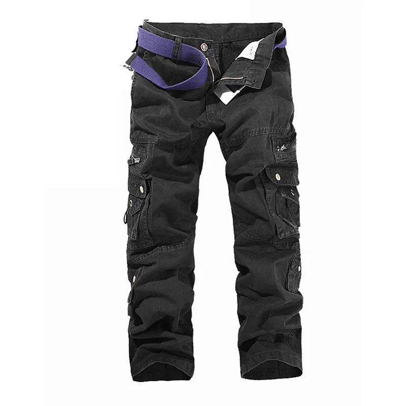 Мульти-карманы Для мужчин зимние Прочные Военные Пеший Туризм брюки ветрозащитный горные брюки Для мужчин кемпинг походы брюки карго