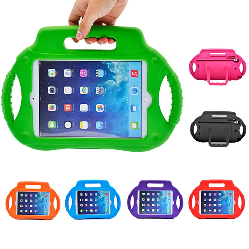 2017 new fashion child case for Apple iPad mini 1 2 3 Lovely 3D Cartoon Handle Stand Kids Shockproof EVA foam Cover+Stylus +film apple-ipad-case : image 2017 new fashion child case for Apple iPad mini 1 2 3 Lovely 3D Cartoon Handle Stand Kids Shockproof EVA foam Cover+Stylus +film apple-ipad-case