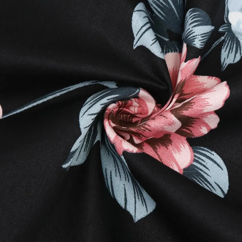 Kenancy женское винтажное платье Сексуальная шея возлюбленной Половина рукава качели цветочный принт бант платья вечерние рокабилли Ретро платье