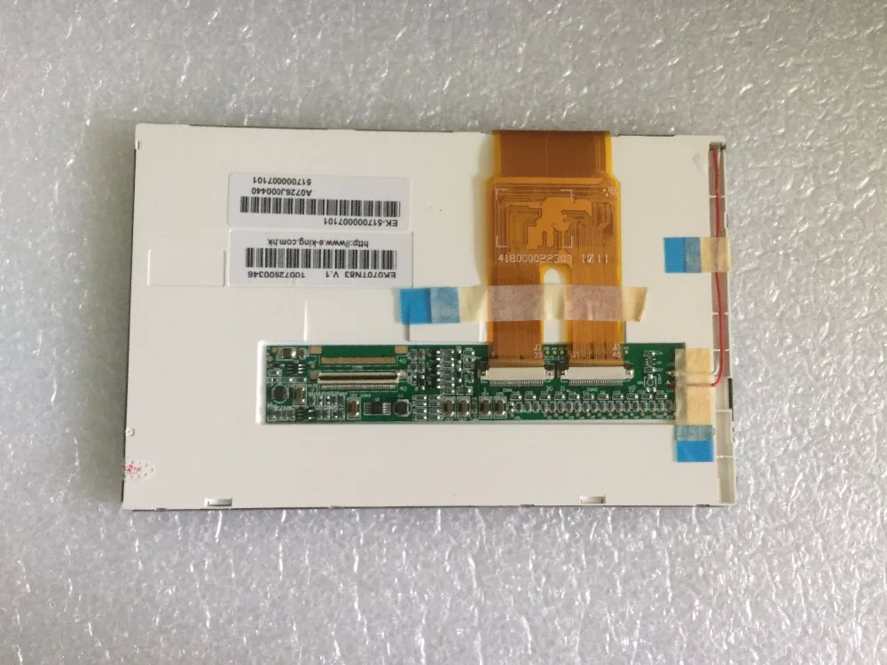 

625 A+ 7.0 inch TFT LCD Screen EK070TN83 V.1 800(RGB)*480 WVGA 418000022303 1011