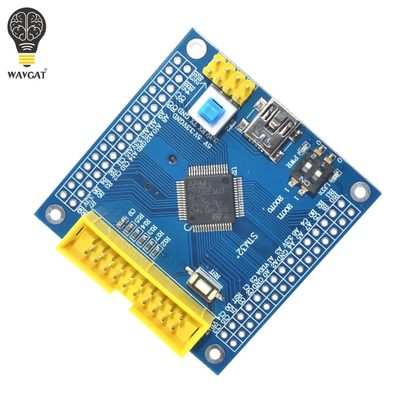 Топ Мода Stm32f103ret6 Arm Stm32 минимальная система макетная плата модуль для Wavgat Stm32f103c8t6 обновленная версия