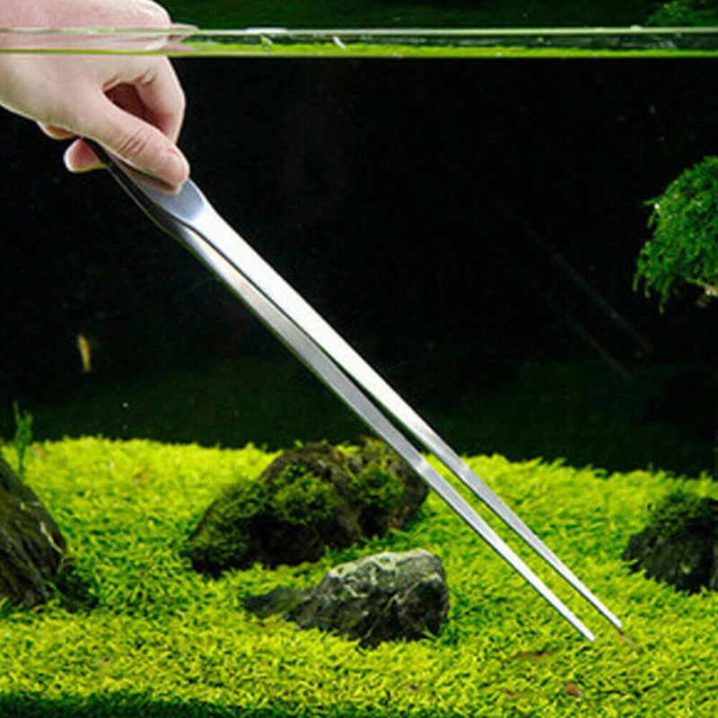 1Pc Aquarium Tweezer Scissor Shover Cleaner OR Cleaning Tool Storage Holder Fish Tank Water Plant Tool Aquarium Accessories