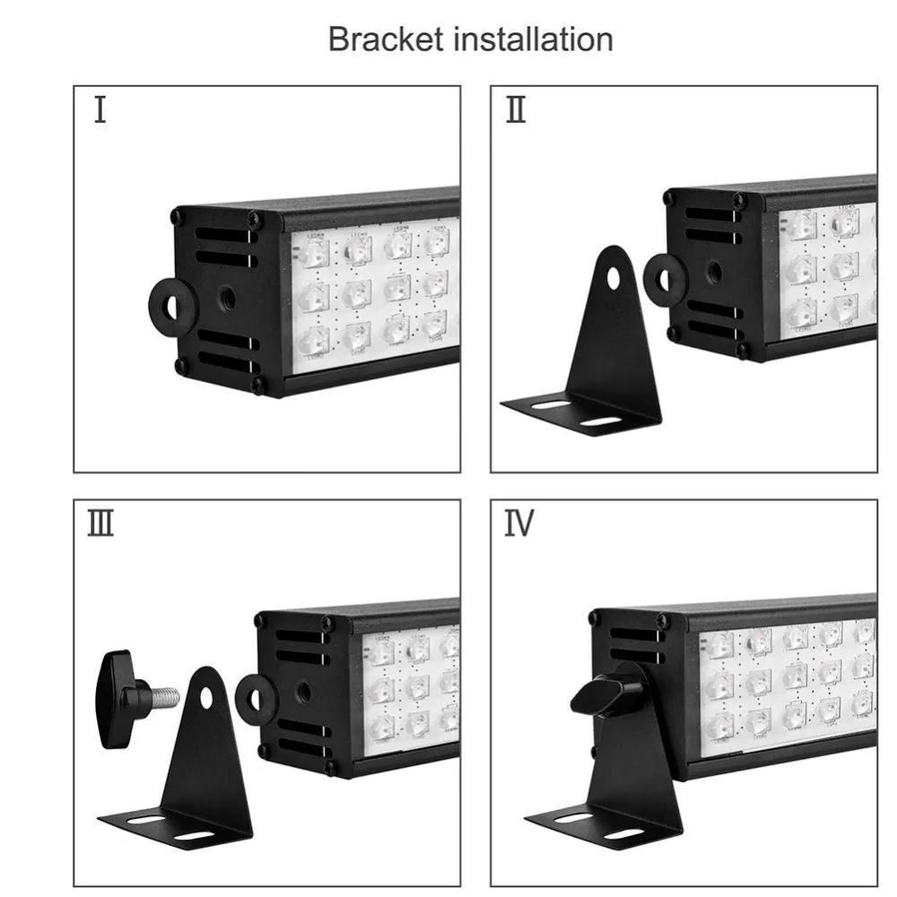 Светодиодный RGB dmx настенная шайба освещение бара светодиодное сцена с прожекторами для дискотеки свет вечерние DJ выставочные дисплеи RGBW