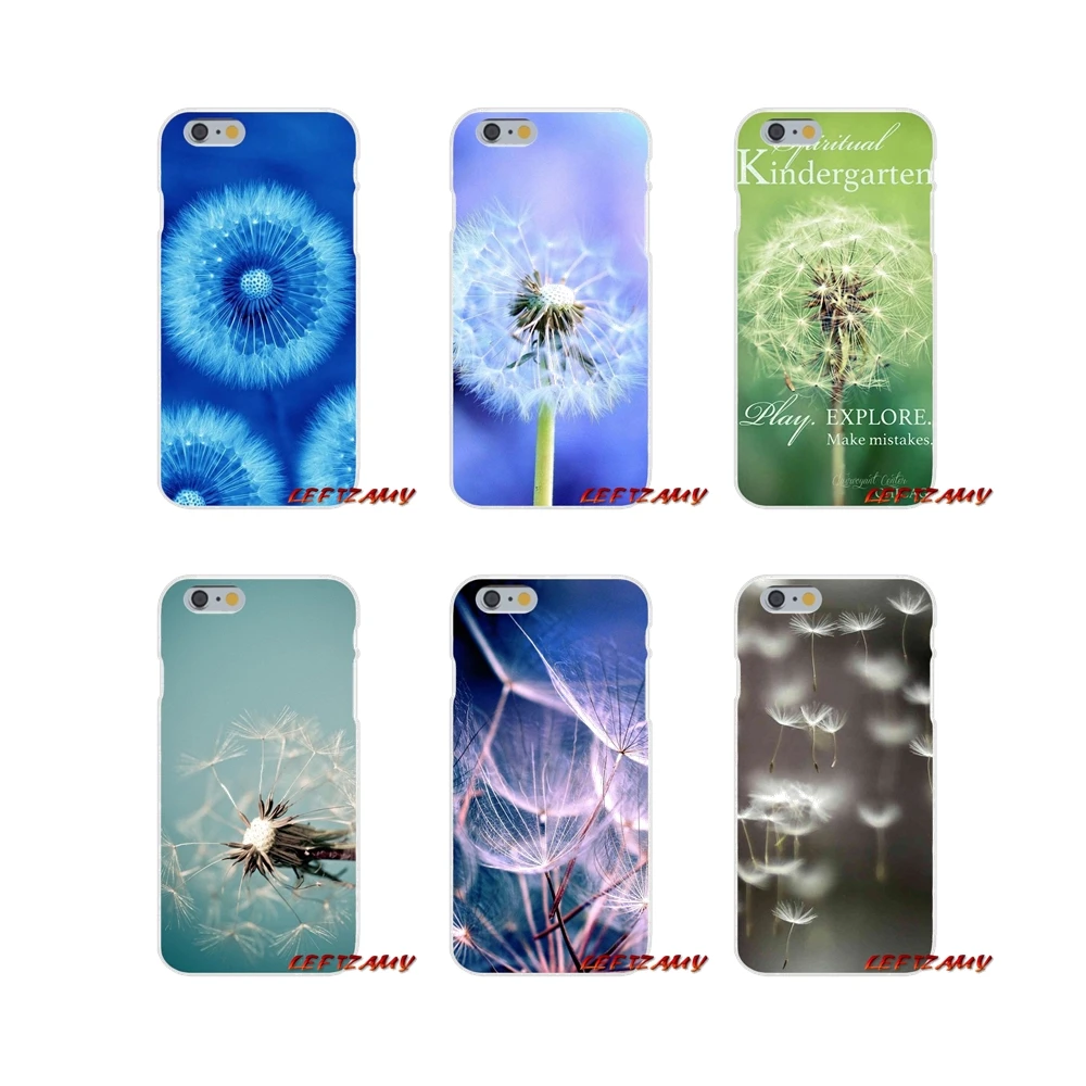

For iPhone X XR XS MAX 4 4S 5 5S 5C SE 6 6S 7 8 Plus Beautiful Flower Dandelion Accessories Phone Cases Covers