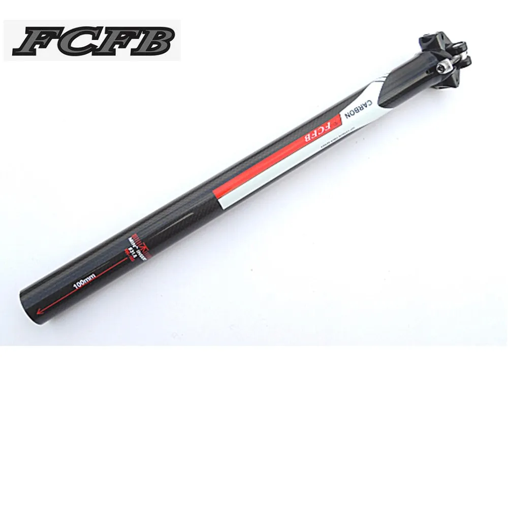 

free shipping FCFB FW RED 2015-03 The world's top all-carbon fiber seat tube / seat tube /red seat post road mountain bike parts